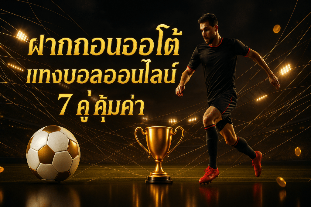 ฝากถอนออโต้ แทงบอลออนไลน์